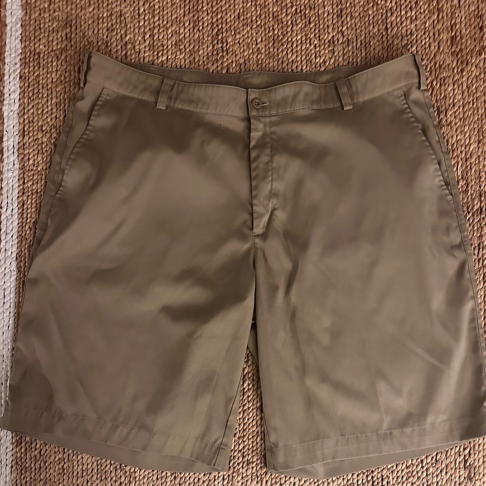 Nike Men's Khaki Flat Front Shorts
